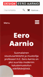 Mobile Screenshot of designeeroaarnio.com